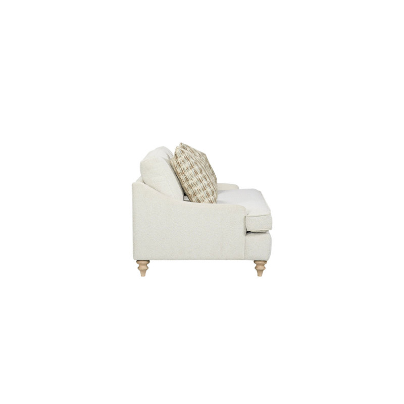 Avec 2 coussins et coussins réversibles enveloppés, tissu, extérieur rembourré, 43 po Coussins rembourrés de largeur de paquet, rembourrés, rembourrés de 69,5 po de profondeur