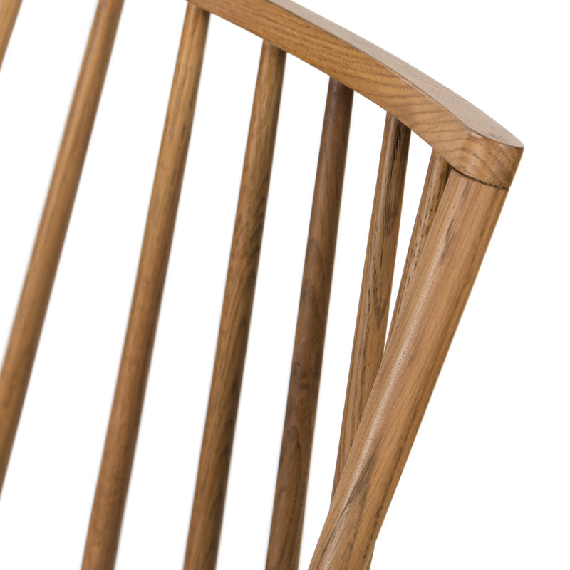 Lewis Solid Wood Dining Chair, Sandy Oak