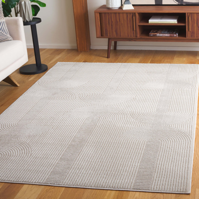 Abbygayle 100 Performance Solid Color Rug, Rectangle 5'5" x 7'7"