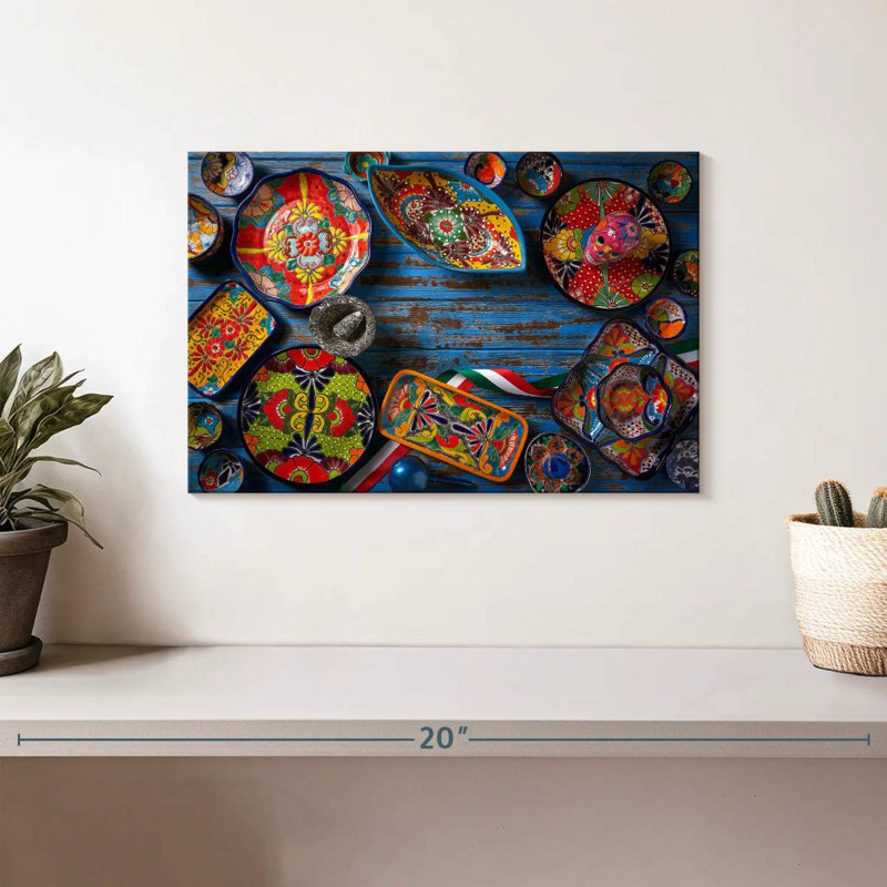 Poterie Senne Puebla Talavera, H 8 po x l 12 po