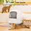 75L Extra Large Open Self-cleaning Smart Automatic Cat Litter Box With Mat & Liner for Multi Cats, App Control/Odour Removal/Safety Protection-120876989