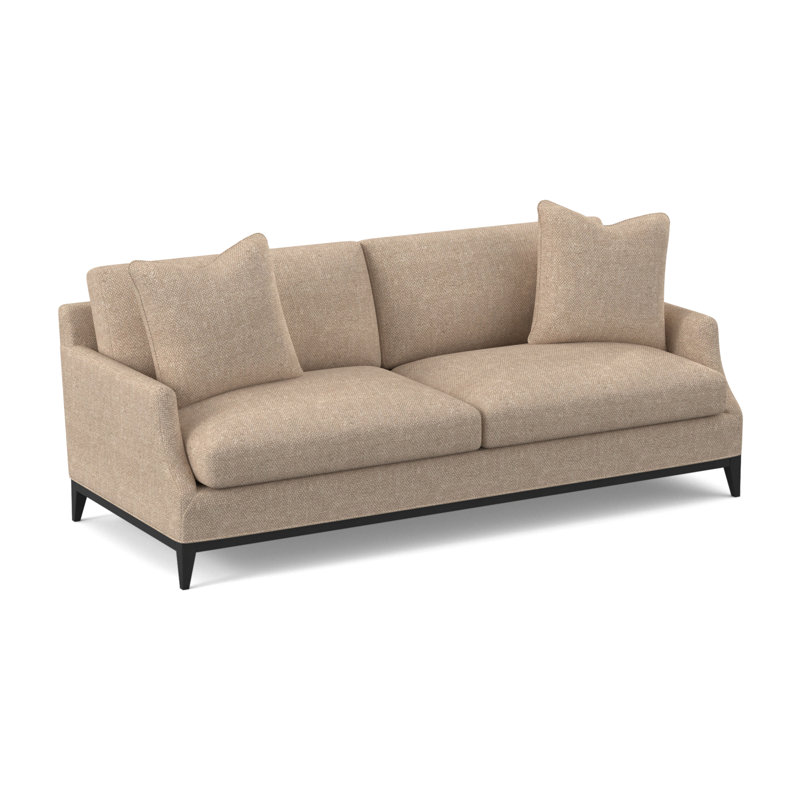 Porter Sofa, Espresso, Filigree Ivory 100% Polyester