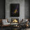 Art mural encadré, rétro, antique, classique pour chambre à coucher 