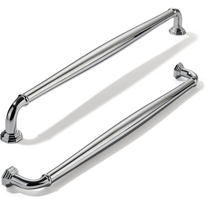 10 Inch Heavy Duty Solid Cabinet Pulls - 5 Pack Champagne Bronze Satin Brass Drawer Handles For Cupboard Dresser Hardware