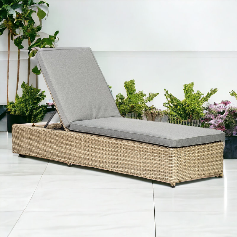 WENTWORTH Sunlounger Manual Multi Position including Cushion