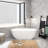 62.9'' x 29.52'' Soaking Solid Surface Bathtub