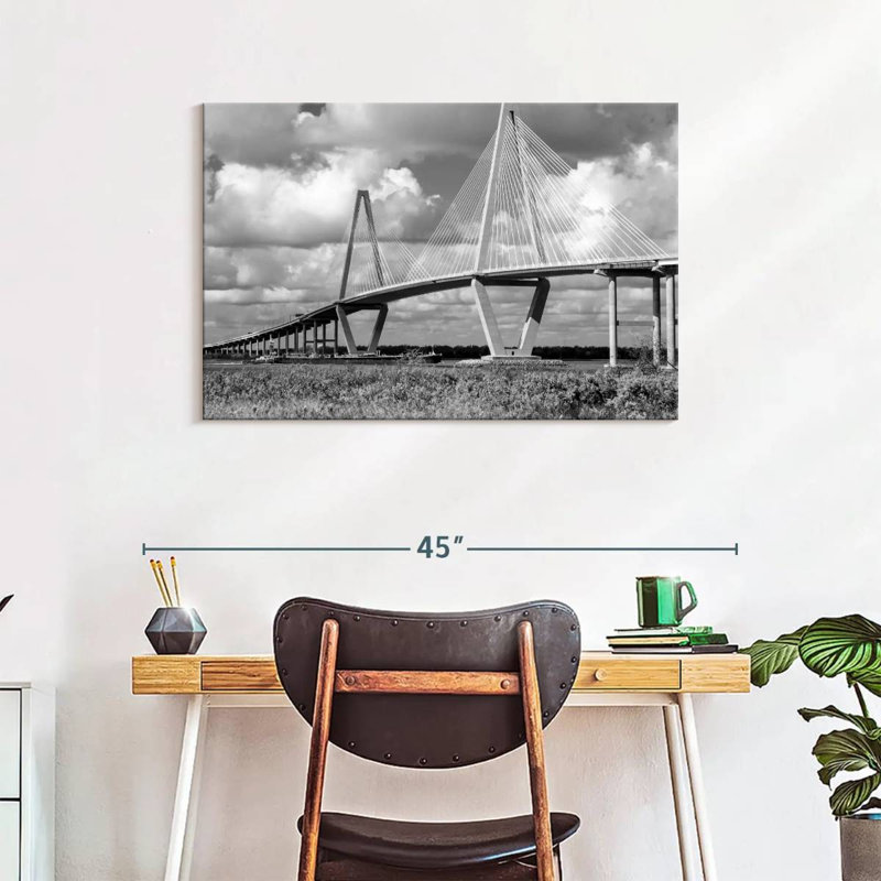 Lilie BW Cooper River Bridge, 24" H x 36" W