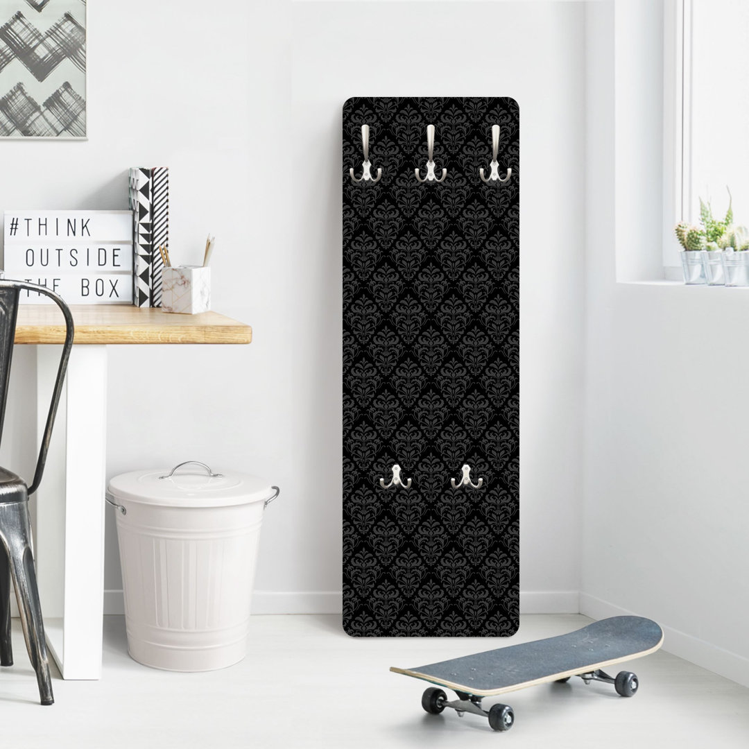 Dark Baroque Wall Mounted Coat Rack