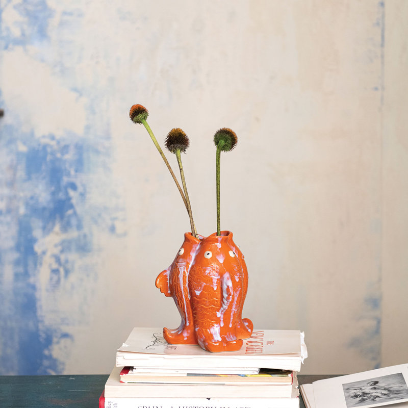 Vase en grès, glacis réactif