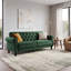 Mifflinville 3-Seater Velvety Sofa-59011985-124238100