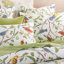 Ensemble de housse de couette 3 pièces (sans noyau), ensemble de literie pour housse de couette en coton de luxe à oiseaux et aquarelle-129787740-135435029