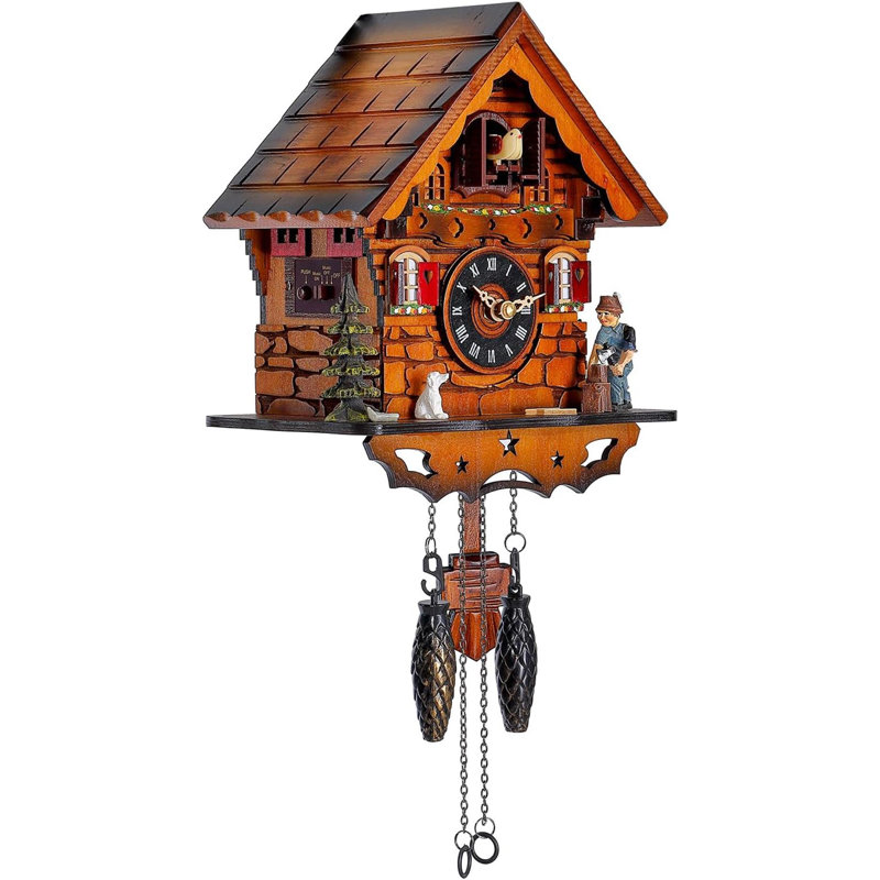 Cuckoo Clock, Traditional Black Forest Clock