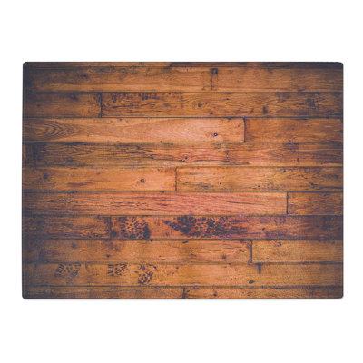 Wooden Flooring  Glass Chopping Board