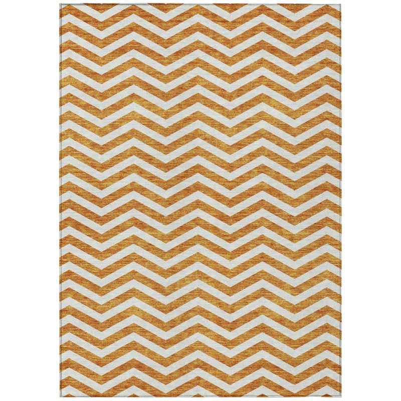 Colturo Chevron Indoor / Outdoor Rug, Rectangle 9' x 12'