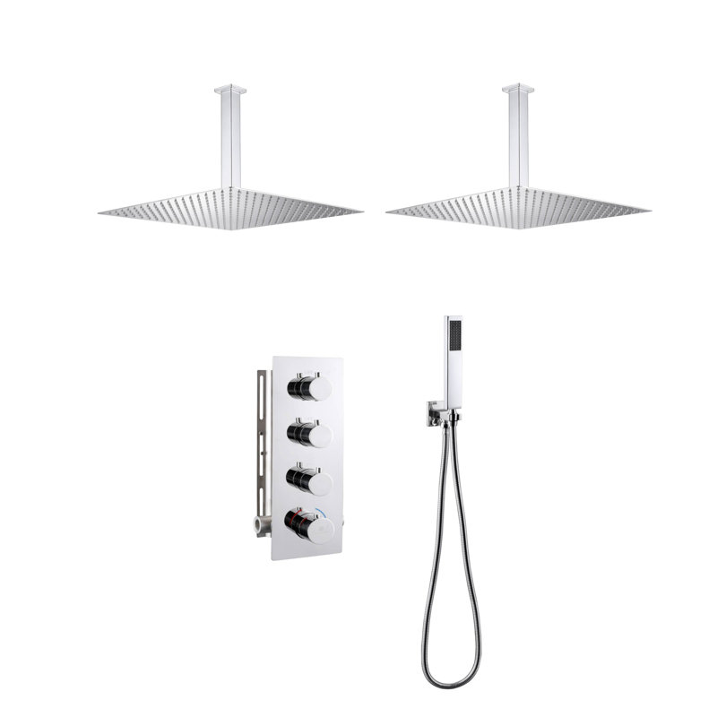 All-In-One Kit with Rough in-Valve, Chrome