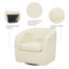 Fauteuil d'appoint pivotant tonneau Monroe-74931497