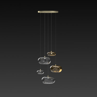 Kloud mix of 5 Pendant Lights