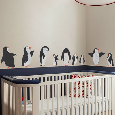 Cute Penguin Peel And Stick Wall Decals