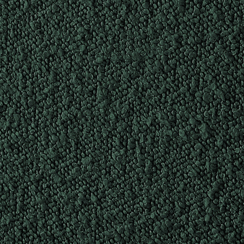 Kelly Upholstered Canopy Bed, Green Boucle Fabric, Twin