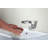 Single-Hole Single-handle Bathroom Faucet with Drain Assembly-19379283