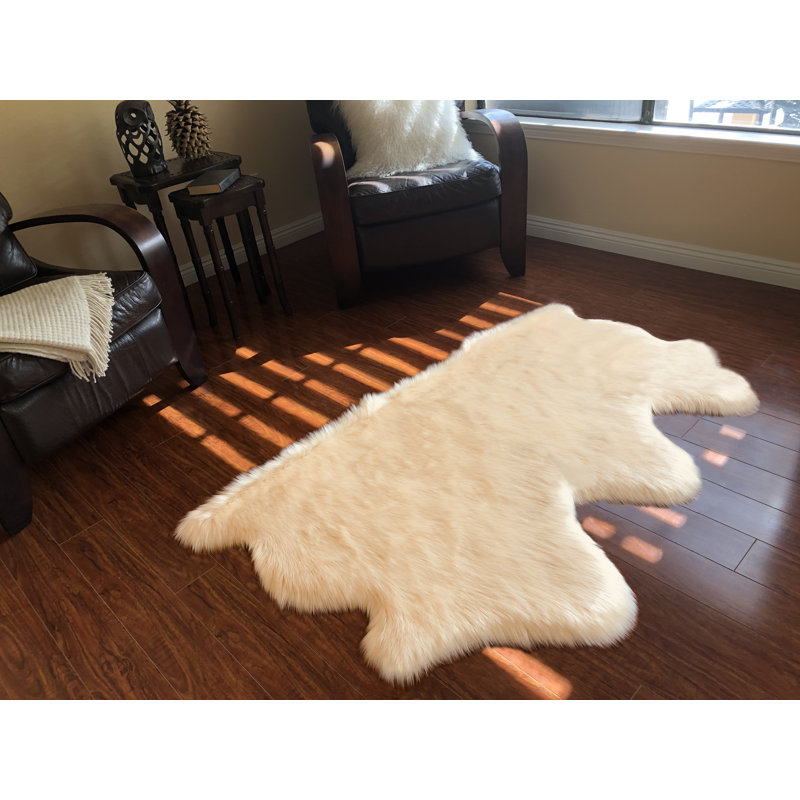 Wick, Somerset Performance Sheepskin Indoor Rug, Novelty 3' x 3'6"