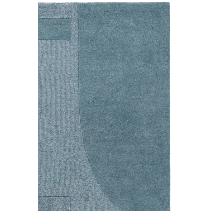 Chryssanthi Hand Tufted Wool, Viscose, Cotton Geometric Rug, Square 6'