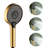 3-Function Handheld Shower With Easy-To-Clean Nozzles And Standard U.S. NPT 1/2 Thread-121696506