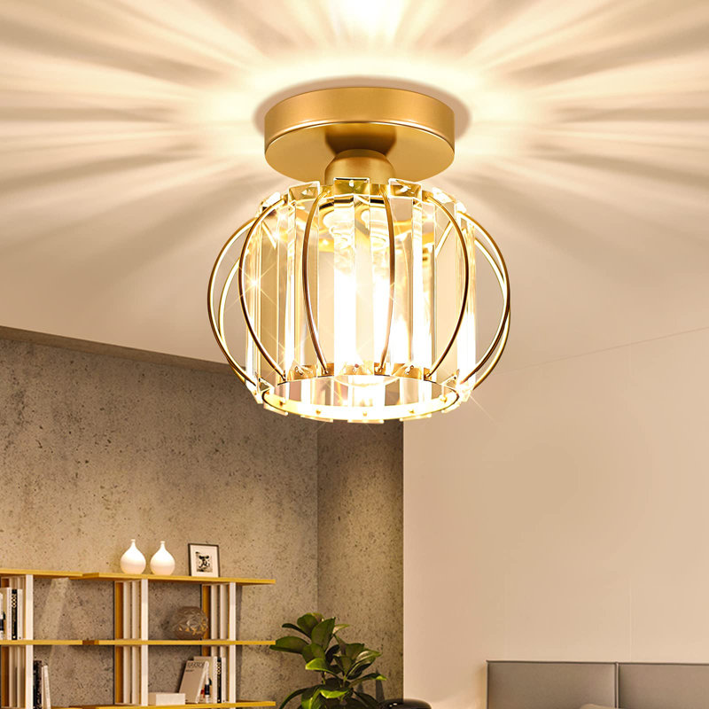 Everly Quinn LED Semi Flush Mount | Wayfair