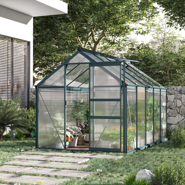 Outsunny 6.25' W X 10.25' D Greenhouse & Reviews 