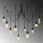 Modern Black Chandelier with Adjustable Height, 61.4 x 61.4 x 40.2 inches | Metal Body, 8 x E27 Sockets (Max 40W) | Stylish Industrial Design, Perfect for Dining Room & Living Spaces | IP20 Rated-499781491-404829617