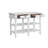 Wallaceton 47.6'' L Kitchen Island with Marble Top-135842157
