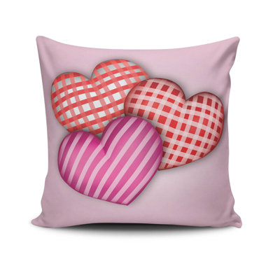 Decorative Cushion Cover, 17 x 17 Inches, 50% Cotton / 50% Polyester | Machine Washable at 104°F, Ironable, Concealed Zip Closure | Perfect for Living Room, Bedroom, and Stylish Home Décor