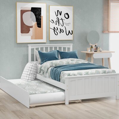 Sunside Sails Kids Twin Bed with Trundle | Wayfair