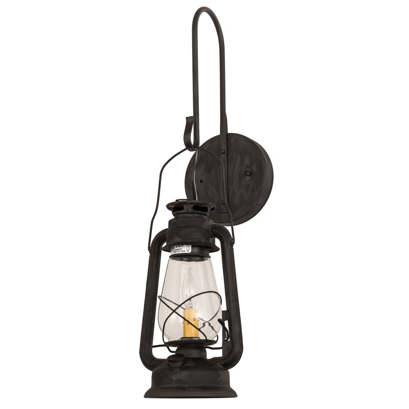 Miner's 1 - Light Outdoor Wall Lantern, Costello Black