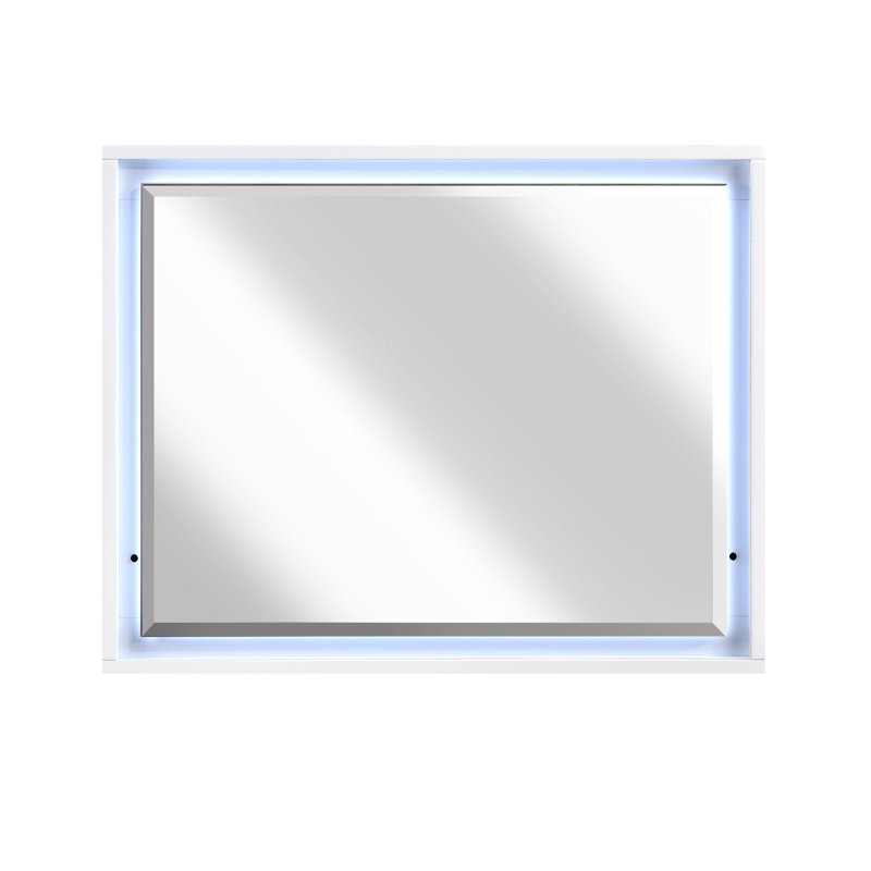 Brierley Touch-Activated LED Accent Mirror