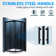 36" - 36" W x 72" H Double Sliding Framed Round Shower Enclosure with 1/4" Clear Tempered Glass