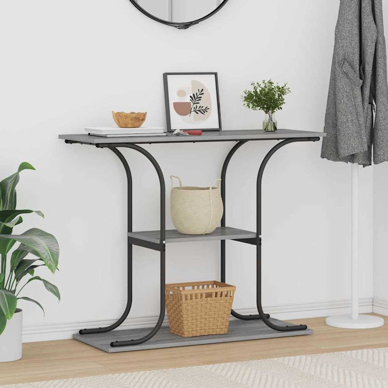 101cm Console Table, Grey Sonoma