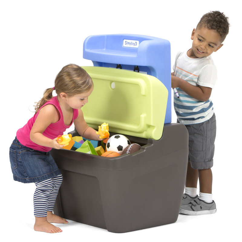 Boîte à jouets chevalet double face