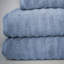 Modern Threads Spa Collection 6-Piece Ultra Soft Quick-Dry 550GSM 100% Combed Cotton Wavy Towel Set-27043339
