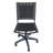 Office Chair Armless With Black Coating
