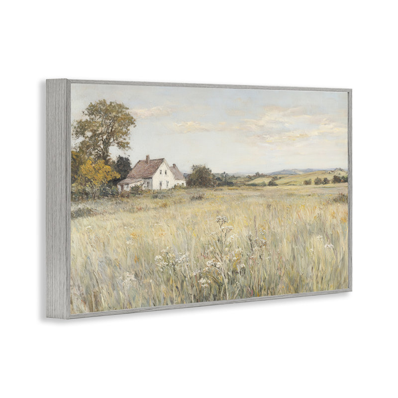 Giclée encadrée de style campagnard Country Living, par Petal Prints Design, Estampe numérique Farmhouse, H 12 po x l 18 po