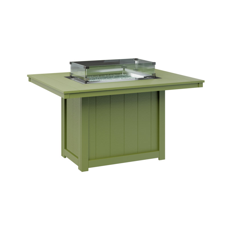 Foyer de table rectangulaire Thomas Kiwi Green 54 po, Vert kiwi
