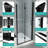30 - 31 3/8" W x 72" H BiFold Frameless Glass Shower Door with Clear Tempered Glass-100674046
