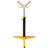 V Shape Heavy Duty Roller Stand,Material Support Stand, Yellow & Black Color