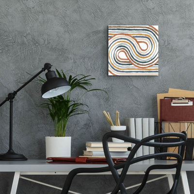 «Rainbow Road 1 Thick Lines» par Moira Hershey, art mural en verre acrylique
