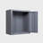 Metal Garage Cabinet With Door, Wall-Mounted Storage Cabinet, Floating Tool Cabinet For Basements, Kitchens, And Warehouses (Gray)