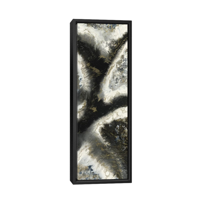 «Moss Agate», reproduction d'art sur toile, H 36 po x l 12 po x P 1,5 po, Toile avec cadre noir