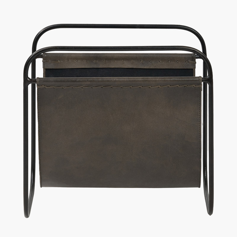 Free Standing Magazine Rack, Peppercorn