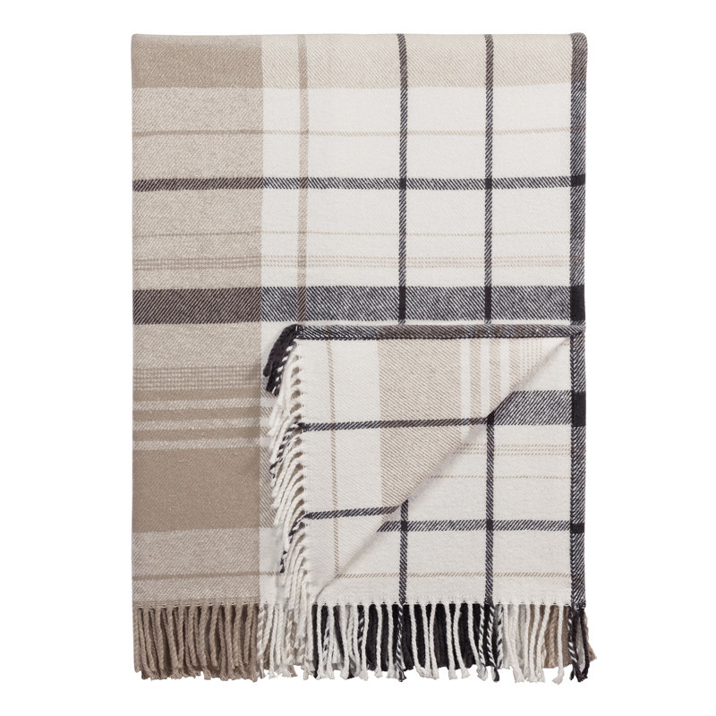 Jeté en mélange de coton Eastham, Sable