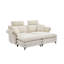 Canapé modulaire, canapé Cloud avec repose-pieds, canapé causeuse, canapé modulaire rembourré en velours côtelé 85,8 po-529753077